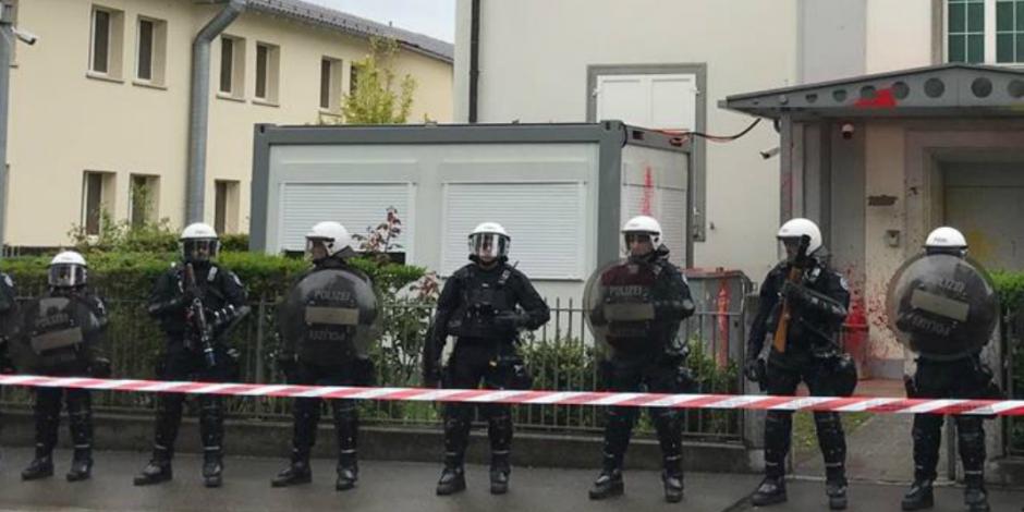 Desalojan consulado de EU en Suiza por bolsa sospechosa