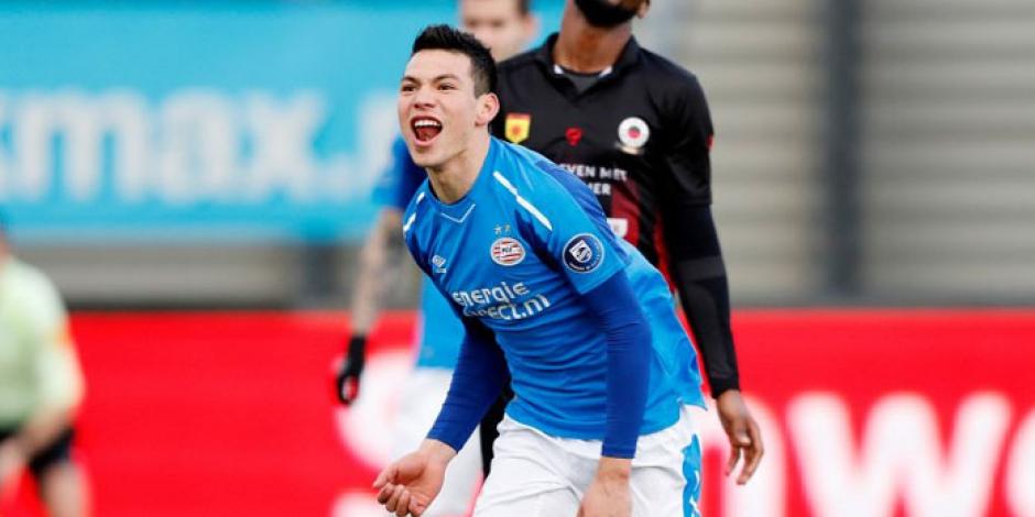 “Chucky” Lozano anotó el gol de la victoria del PSV Eindhoven