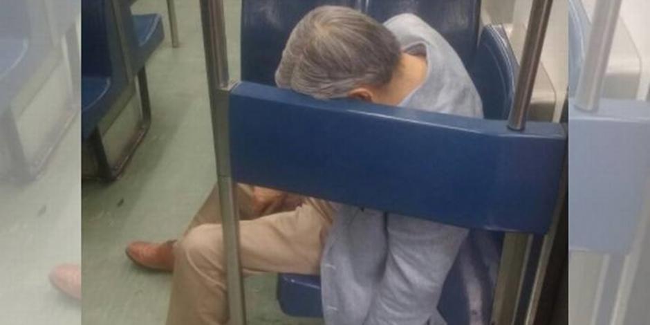 Hombre fallece en metro Pantitlán y continuó viajando