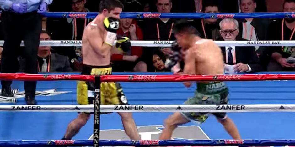 VIDEO: Boxeador casi pierde la oreja en pelea con un mexicano