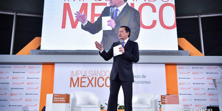 Liderazgos únicos no le sirven a México, afirma Osorio Chong