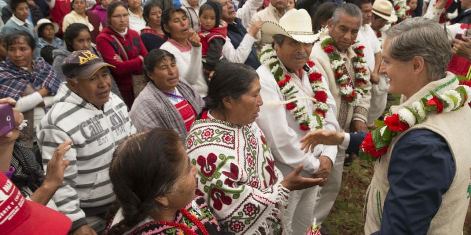 Se compromete Del Mazo a impulsar proyectos indígenas