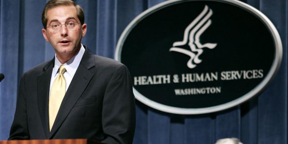 Trump nomina a exejecutivo farmacéutico como secretario de Salud
