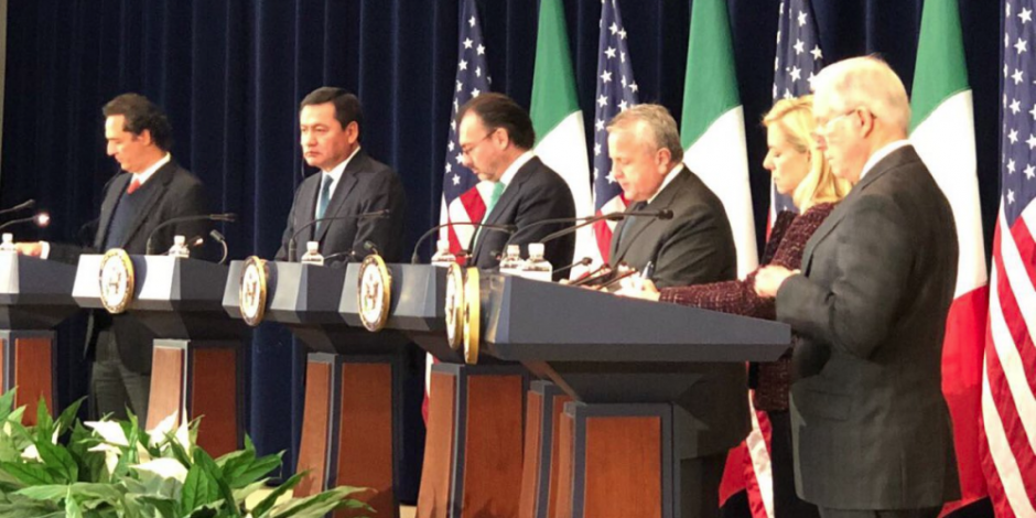 Confianza mutua, México y EU acuerdan combate el crimen