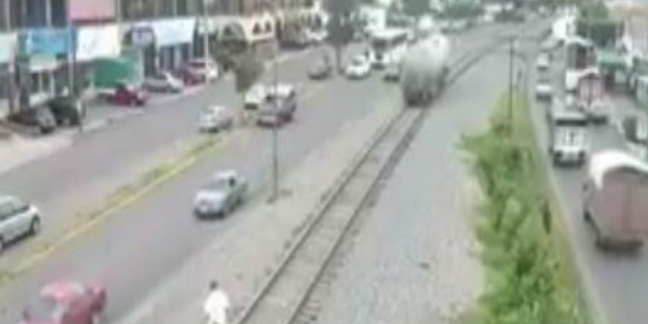 VIDEO: Descarrila tren en Querétaro y muere una persona