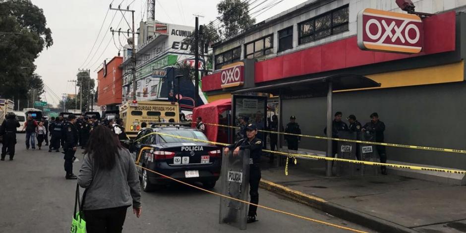 Dos muertos tras intento de asalto a camioneta de valores en Iztapalapa