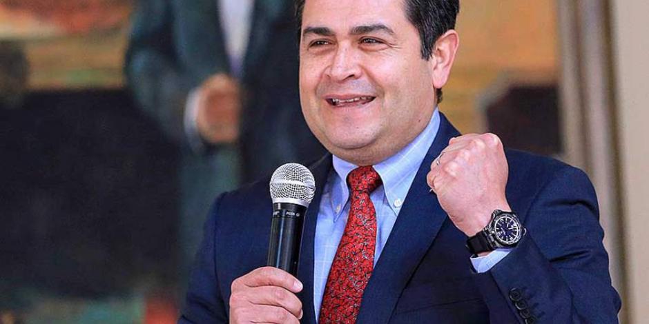 Juan Orlando Hernández, presidente de Honduras, se declara reelecto