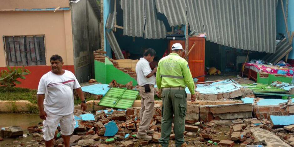 Declara Segob en emergencia a 75 municipios de Oaxaca tras temblor