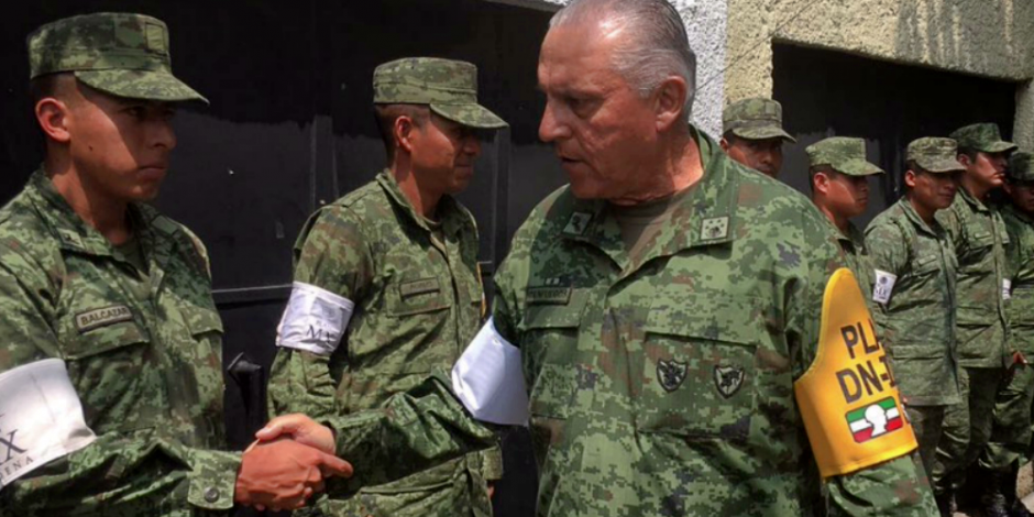 Salvador Cienfuegos, general en retiro del Ejército mexicano.