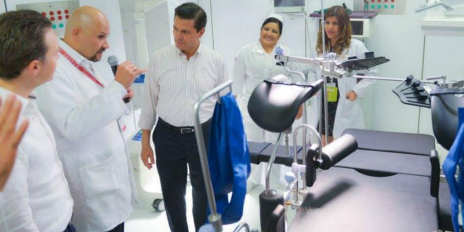 Entrega EPN nuevo hospital "Dr. Belisario Domínguez" en Chiapas