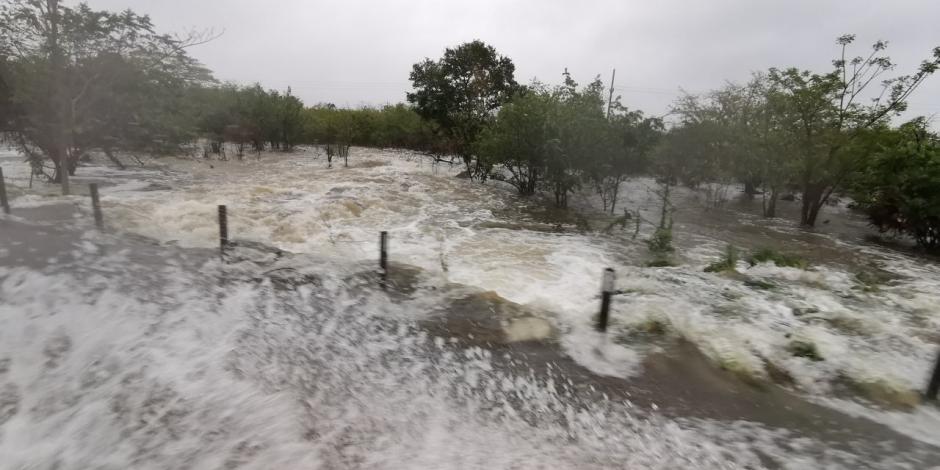 La tormenta tropical Cristóbal ha azotado el sureste del país provocando inundaciones y algunos desgajes, el 3 de junio de 2020.