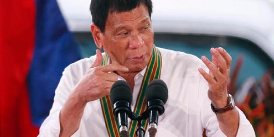 Que se vaya al infierno, dice presidente de Filipinas a Obama