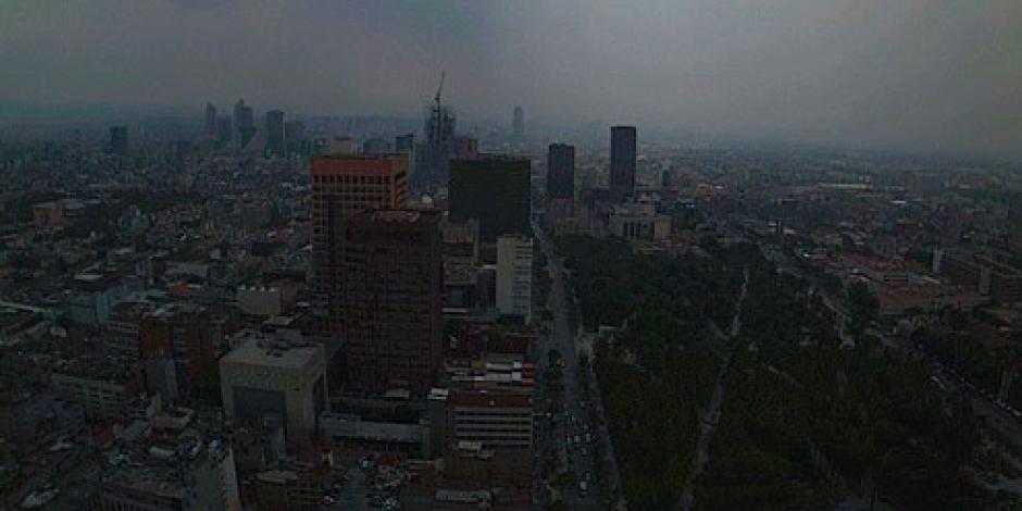 Reportan mala calidad del aire en el Valle de México