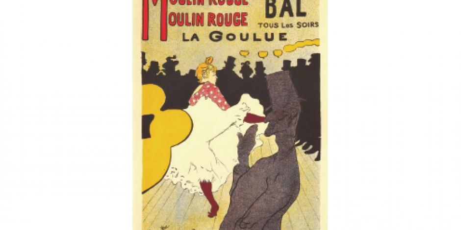 Carteles exhiben París bohemio de Toulouse-Lautrec
