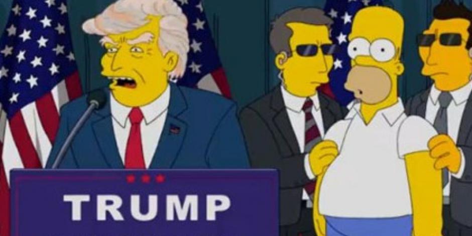Los Simpson predijeron hace 16 años que Trump sería presidente