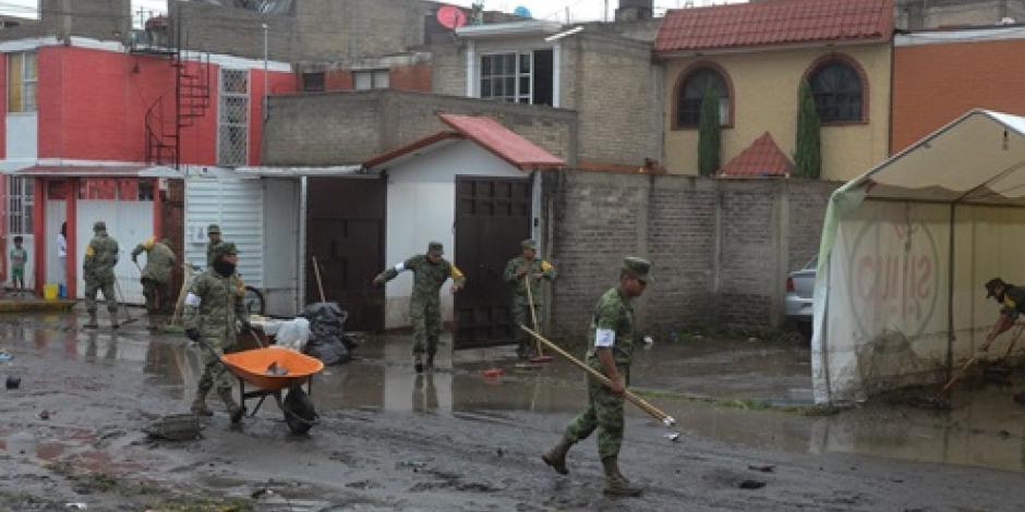 Declaran emergencia en 2 municipios por fuertes lluvias