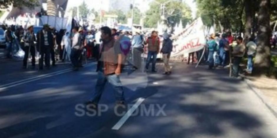 Campesinos marchan por segundo día consecutivo en la CDMX; exigen más recursos