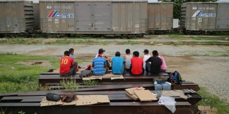 Niños migrantes en la frontera de México con EU