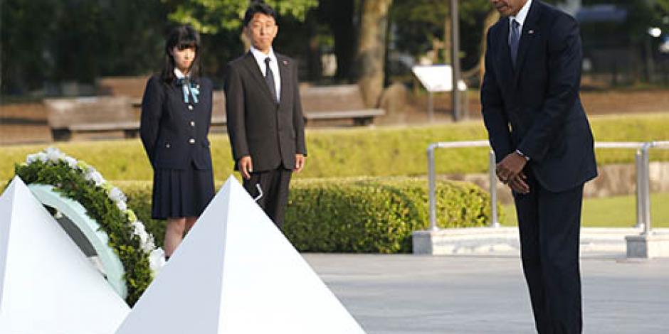 Rinde Obama homenaje a las víctimas de Hiroshima