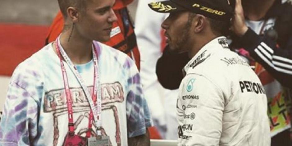 VIDEO: Festeja Bieber junto a Hamilton victoria de Fórmula 1