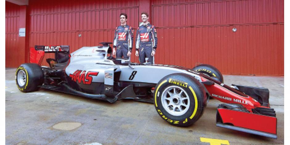 Haas presenta el auto de Esteban Gutiérrez
