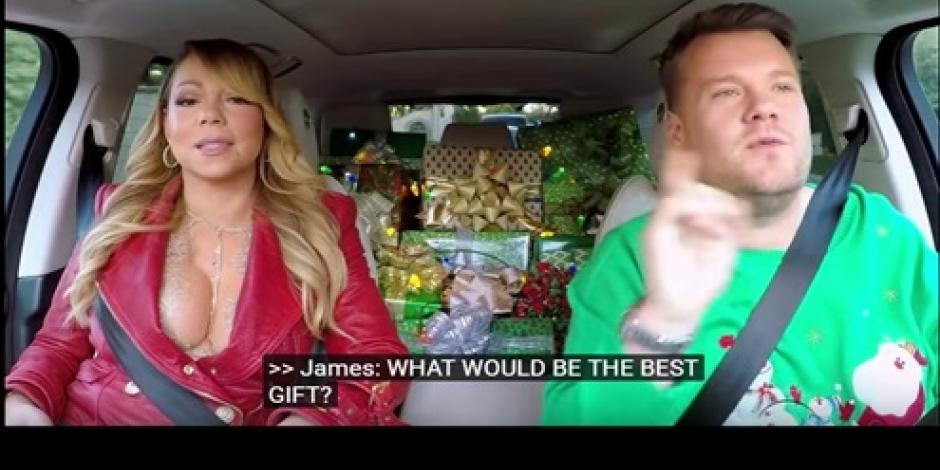 Mariah Carey lleva la Navidad al "Carpool Karaoke"