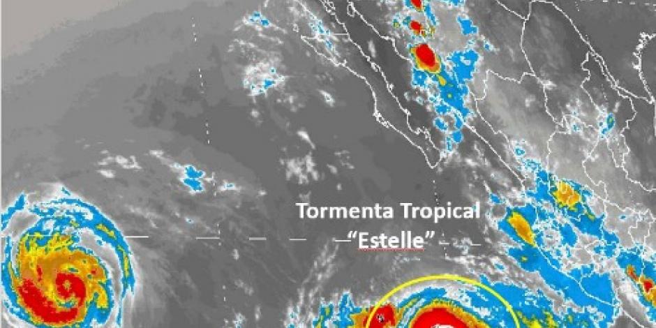Tormenta tropical Estelle podría evolucionar a huracán categoría 1