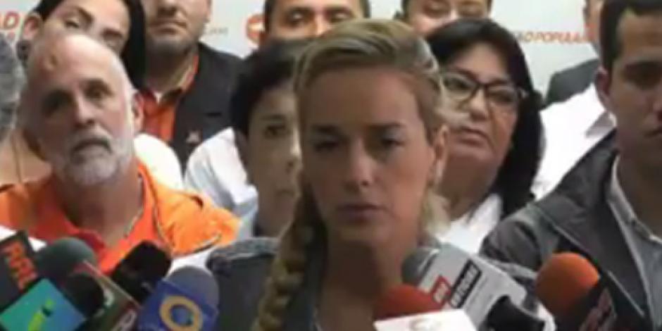 Tintori exige a gobierno venezolano una prueba de vida de Leopoldo