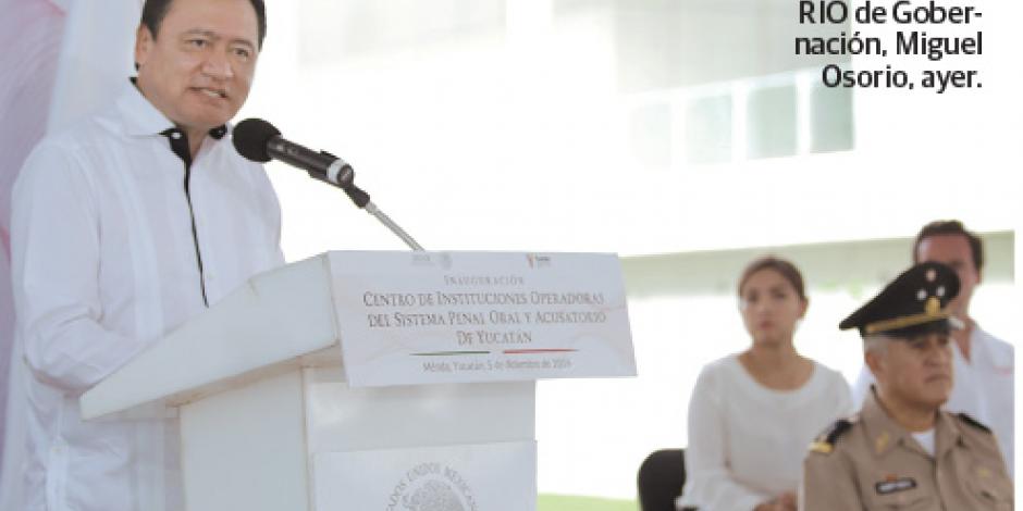 Osorio pide erradicar el flagelo de la impunidad