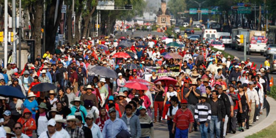Marcha en la Ciudad de México en meses pasados.