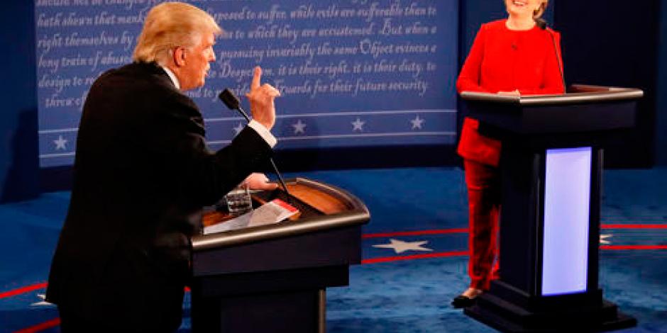 Reproches y acusaciones en el primer debate entre Clinton y Trump