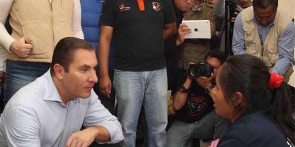 Moreno Valle encabeza reunión de evaluación de daños en Puebla