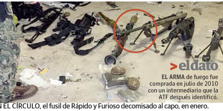 De Rápido y Furioso, fusil de El Chapo