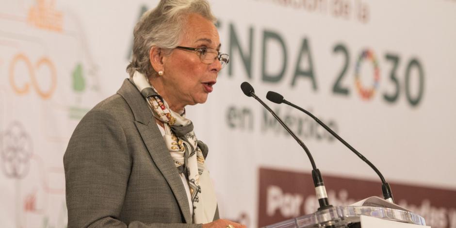 Olga Sánchez Cordero, secretaria de Gobernación.