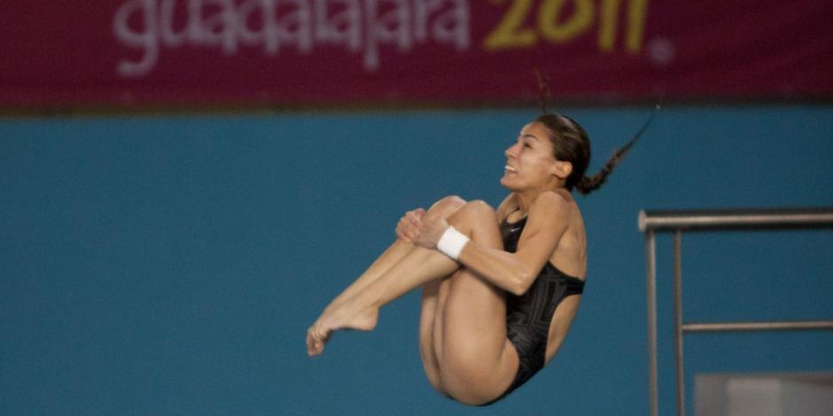 La clavadista Paola Espinosa, en una imagen de archivo de su participación en los Juegos Panamericanos de 2011.