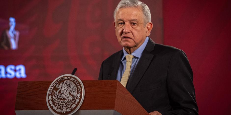 El Presidente de México, Andrés Manuel López Obrador, el 29 de mayo de 2020.