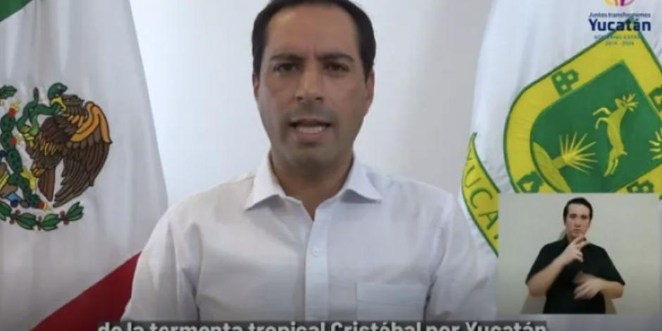 El gobernador del estado de Yucatán, Mauricio Vila Dosa, el 9 de junio de 2020.