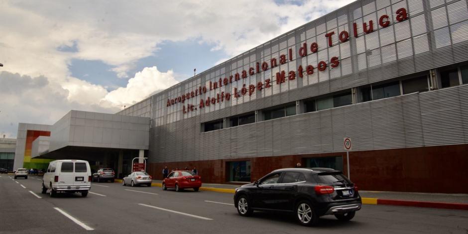 Aeropuerto Internacional de Toluca (AIT) opera de manera regular.