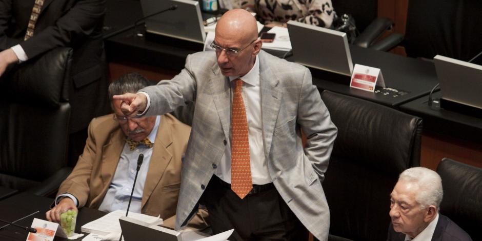 Dante Delgado en el Senado en una imagen de archivo.