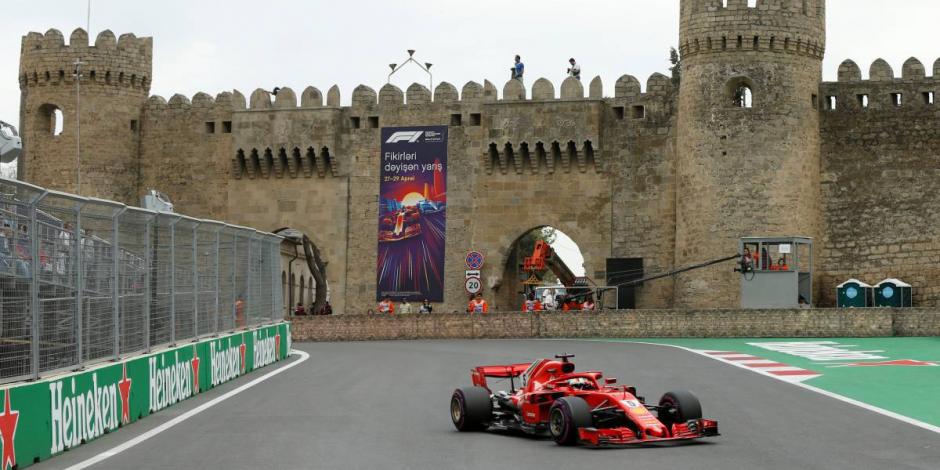 Imagen del Gran Premio de Azerbaiyán de 2019 en la temporada del año pasado.