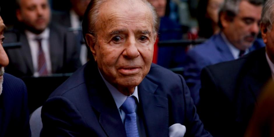 El expresidente argentino no tuvo que ser intubado, informan