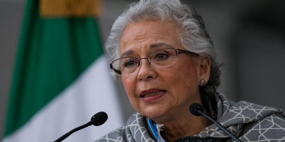 Olga Sánchez Cordero podrá ser la presidenta de la Mesa Directiva del Senado.