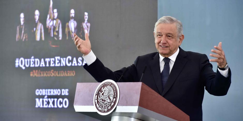 El presidente de México, Andrés Manuel López Obrador, el 19 de junio de 2020.