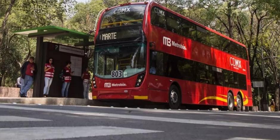 Metrobús de la Ciudad de México.