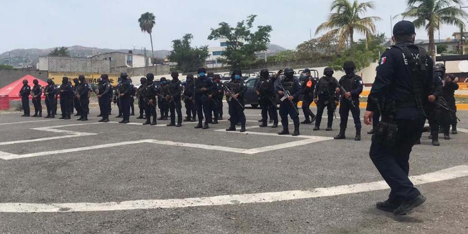 Alista SSP despliegue de fuerzas policiales para garantizar seguridad en la San Mateo del Mar.