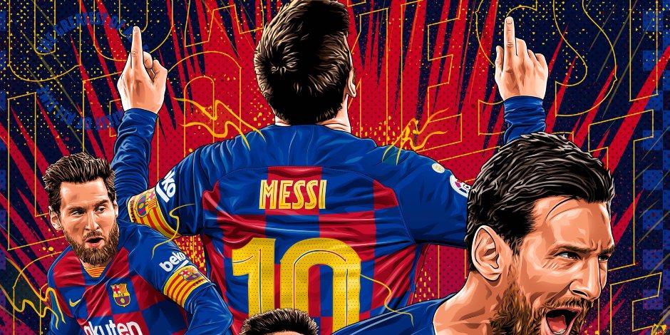 El club celebró a Messi en redes sociales.