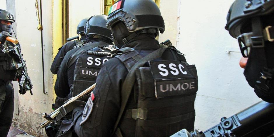 Elementos de la Secretaría de Seguridad Ciudadana de la Ciudad de México detuvieron a 14 personas.