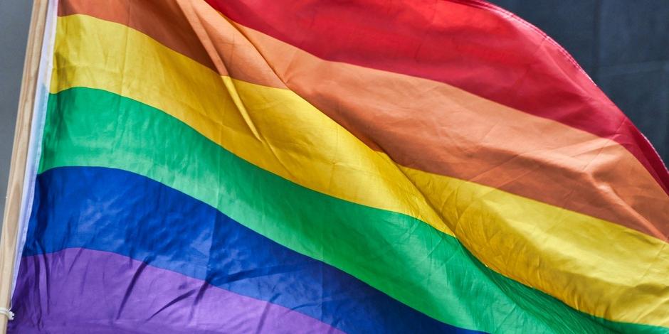 Bandera que representa a la comunidad LGBT+