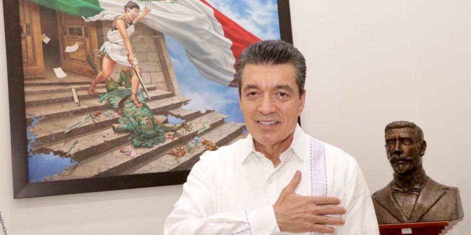 El gobernador de Chiapas, Rutilio Escandón, en imagen de archivo.