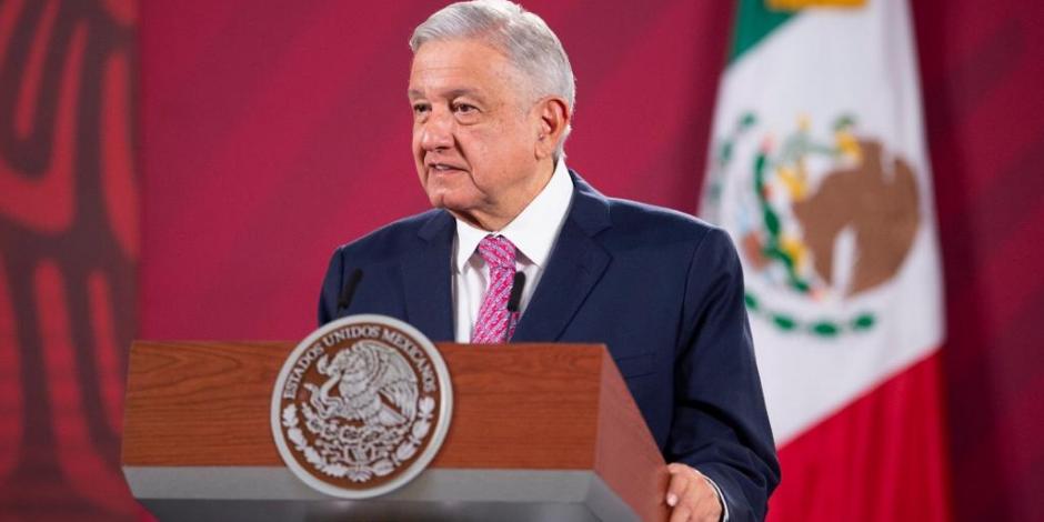El Presidente Andrés Manuel López Obrador, en conferencia de prensa el 29 de junio de 2020.